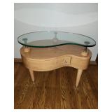 Yin or Yang side table with drawer