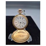 Waltham – 14K gold hunter case (solid gold, actually higher—borderline top tier)  