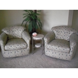 Pair of swivel chairs