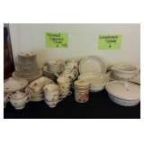 Federal China and Longaberger Pottery cookware