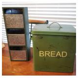 Vintage Tin Bread Box