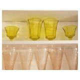 Depression Glass of every color !