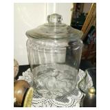 Large Glass Cookie/ Candy Jar with Lid