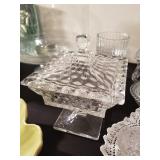 American Fostoria Pedestal Wedding Bowl 