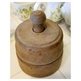 Primitive Wooden Butter Mold 