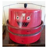Vintage Tin Cake Carriers