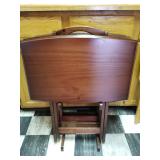 Nice set of wooden TV Trays