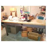 Large Vintage INDUSTRIAL DRAFTING TABLE--Super Cool!!!