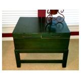 Cool "hidden storage" (slide open) STORAGE side table