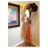 Beautiful estern Wood & Iron Coat Rack