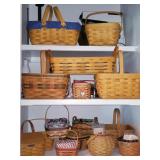 Lots of Longaberger Baskets