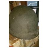 WW II Military Helmet with Shell & Liner 