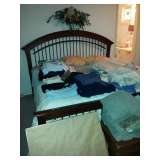 Nice KING SIZE bed with memory foam mattress