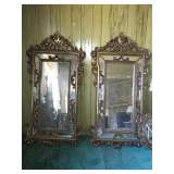 lots of large ornate mirrors