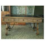 Wood & Iron Desk