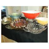 Fostoria, Vintage Pyrex and Carnival Glass