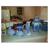 Blue & White Asian pieces