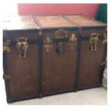 Antique trunk with original tray