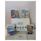 Wii Sports with several games and all accessories