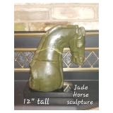 Jade Horse Sculpture