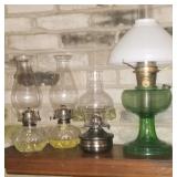 Vintage Oil Lamps 