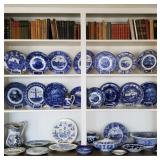 Beautiful Flow Blue China