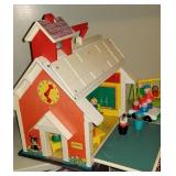 Vintage Fisher Price School & Playground 