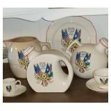 *RARE*  Texas Under Six Flags (1933 United Potteries Co.)