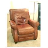 Leather recliner