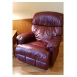Leather rocker/recliner