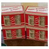 Vinatge Dr. Pepper glass sets
