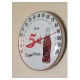 Coca Cola wall thermometer