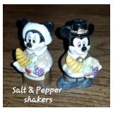 Disney Thanksgiving Salt & Pepper Shakers