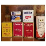 Vintage Spice Tins