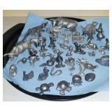Pewter Animal Figurines 