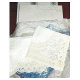 1891 Antique Wedding Handkerchief