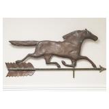 Copper weather vein piece