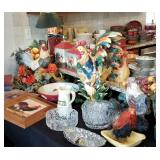 Kitchen PACKED with rooster decor !!!!