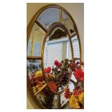Stunning large beveled mirror 