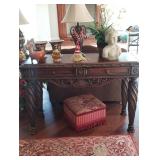 Matching ornate end tables and sofa table