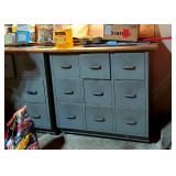 Garage FULL of tools & these great industrial toolbox cubbies