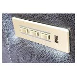 Slate color ELECTRIC reclining love seat with USB ports - VERY NICE !!!!