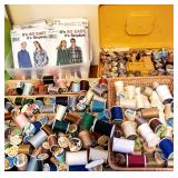 Thread, patterns and sewing notions