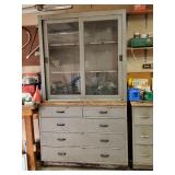 AWESOME vintage METAL industrial tool cabinets/cubbies