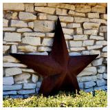 Large RUSTIC IRON STAR 