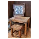 Rustic nesting tables