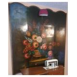 large lacquer 4 fold screen