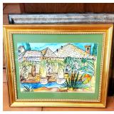 Unique art throughout the house