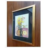 Unique art throughout the house