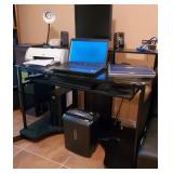 Office equipment (Computers, printers, shredder, office supplies, desks, etc...)